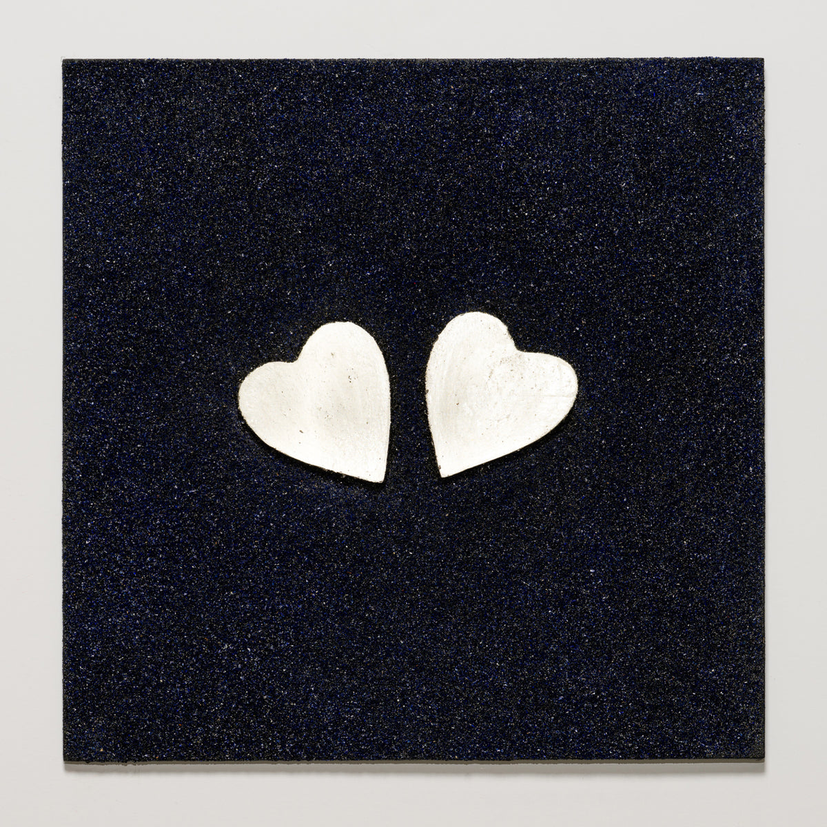 Kirsten Bauer's panel reinterpreting Axxess & Ace by Songs: Ohia, 12 by 12 inch plywood, from The LP Show 2026